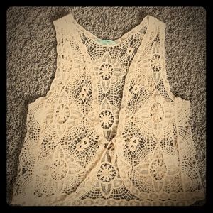 Lace vest